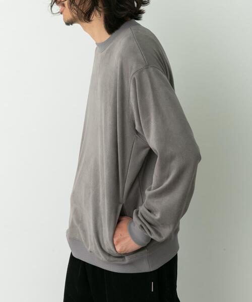 URBAN RESEARCH Sonny Label（アーバンリサーチサニーレーベル）の「クリーミータッチクルーネックプルオーバー（スウェット・メンズ・ブルー/チャコールグレー/ベージュ系その他・MEDIUM/LARGE/X-LARGE）」の21枚目の写真