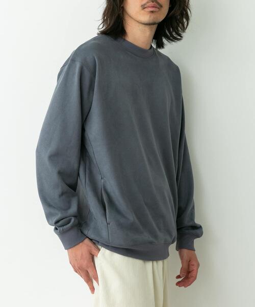 URBAN RESEARCH Sonny Label（アーバンリサーチサニーレーベル）の「クリーミータッチクルーネックプルオーバー（スウェット・メンズ・ブルー/チャコールグレー/ベージュ系その他・MEDIUM/LARGE/X-LARGE）」の14枚目の写真