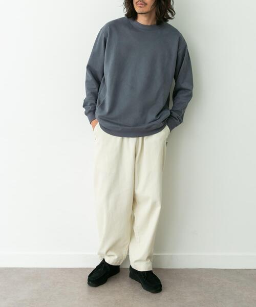 URBAN RESEARCH Sonny Label（アーバンリサーチサニーレーベル）の「クリーミータッチクルーネックプルオーバー（スウェット・メンズ・ブルー/チャコールグレー/ベージュ系その他・MEDIUM/LARGE/X-LARGE）」の13枚目の写真