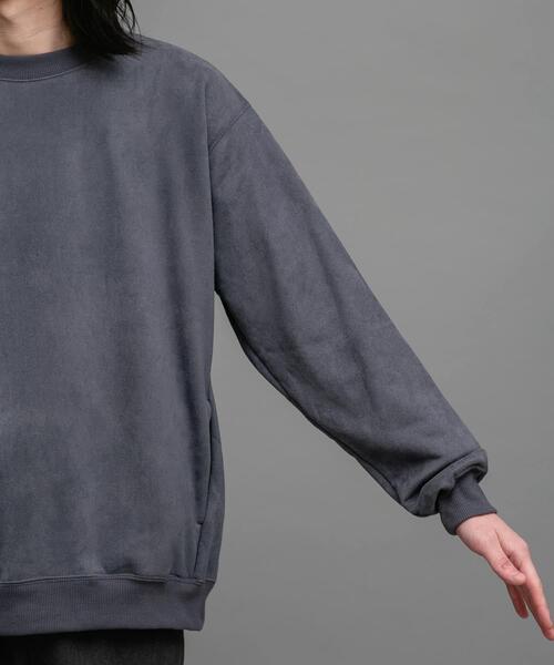 URBAN RESEARCH Sonny Label（アーバンリサーチサニーレーベル）の「クリーミータッチクルーネックプルオーバー（スウェット・メンズ・ブルー/チャコールグレー/ベージュ系その他・MEDIUM/LARGE/X-LARGE）」の11枚目の写真