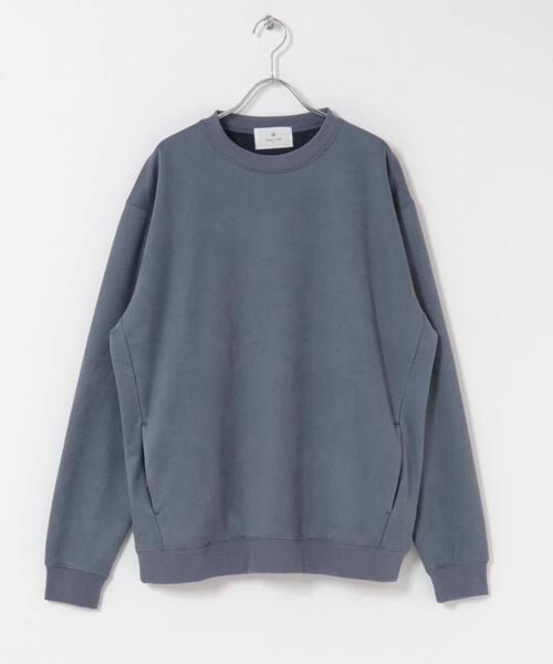 URBAN RESEARCH Sonny Label（アーバンリサーチサニーレーベル）の「クリーミータッチクルーネックプルオーバー（スウェット・メンズ・ブルー/チャコールグレー/ベージュ系その他・MEDIUM/LARGE/X-LARGE）」の9枚目の写真