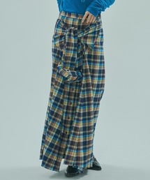 INDIA IS BEAUTIFUL | 【ROSE BUD別注】INDIA IS BEAUTIFUL/3WAY FLANNEL SHIRT SKIRT(スカート)