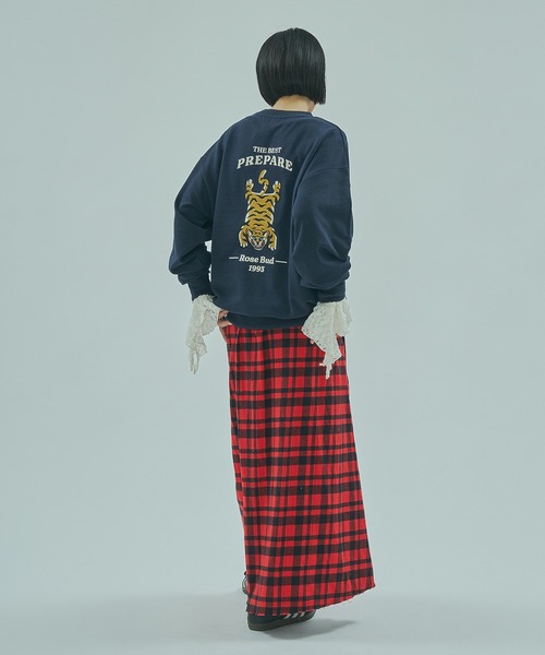 INDIA IS BEAUTIFUL（インディアイズビューティフル）の「【ROSE BUD別注】INDIA IS BEAUTIFUL/3WAY FLANNEL SHIRT SKIRT（スカート・レディース・レッド/ブルー・ONE SIZE）」の22枚目の写真