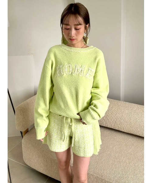 ツイードロゴプルオーバー（ルームウェア/パジャマ）｜SNIDEL HOME