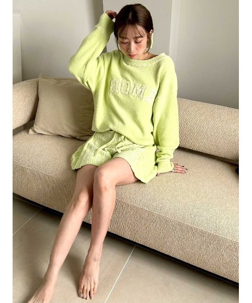 セール】ツイードロゴプルオーバー（ルームウェア/パジャマ）｜SNIDEL