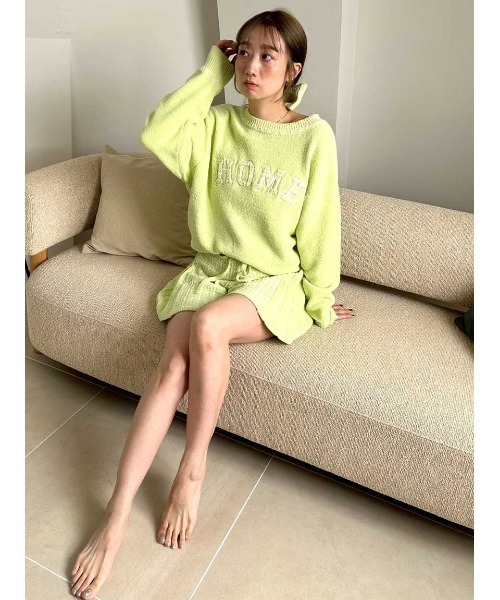 セール】ツイードロゴプルオーバー（ルームウェア/パジャマ）｜SNIDEL