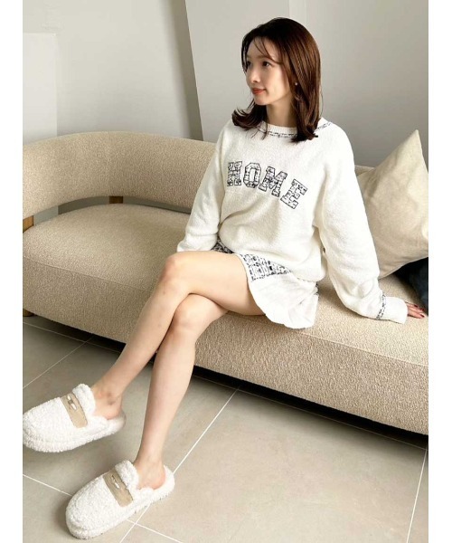 ツイードロゴプルオーバー（ルームウェア/パジャマ）｜SNIDEL HOME