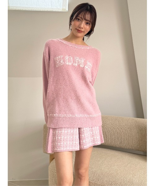 ツイードロゴプルオーバー（ルームウェア/パジャマ）｜SNIDEL HOME