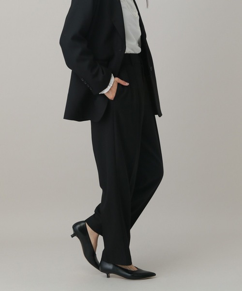 GLOBAL WORK(グローバルワーク)の「MATINEE LINE/ウールライク/ストレートパンツ/601515(その他パンツ・レディース・ベージュ/ブラウン系9/ブラック・SMALL/MEDIUM/LARGE)」の7枚目の写真