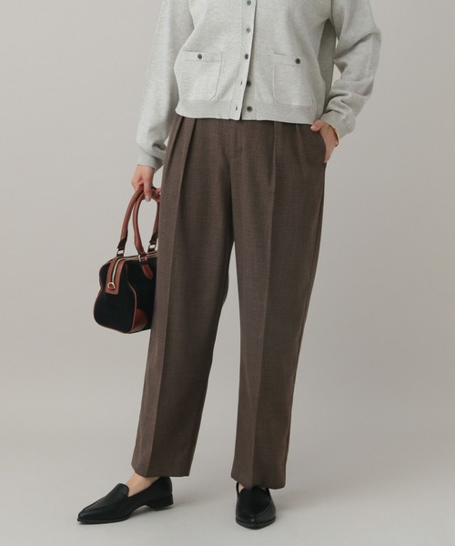 GLOBAL WORK(グローバルワーク)の「MATINEE LINE/ウールライク/ストレートパンツ/601515(その他パンツ・レディース・ベージュ/ブラウン系9/ブラック・SMALL/MEDIUM/LARGE)」の14枚目の写真