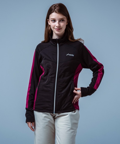 phenix(フェニックス)の「phenix(フェニックス)Side Panel Full Zip Fleece サイドパネル フロントジップフリース(保温性/伸縮性)(Tシャツ/カットソー・レディース・ブルー/ベージュ/ブラック・S/M/L/XL/XXL)」の13枚目の写真