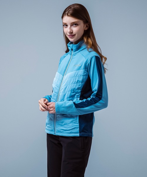 phenix(フェニックス)の「phenix(フェニックス)Side Panel Full Zip Fleece サイドパネル フロントジップフリース(保温性/伸縮性)(Tシャツ/カットソー・レディース・ブルー/ベージュ/ブラック・S/M/L/XL/XXL)」の16枚目の写真