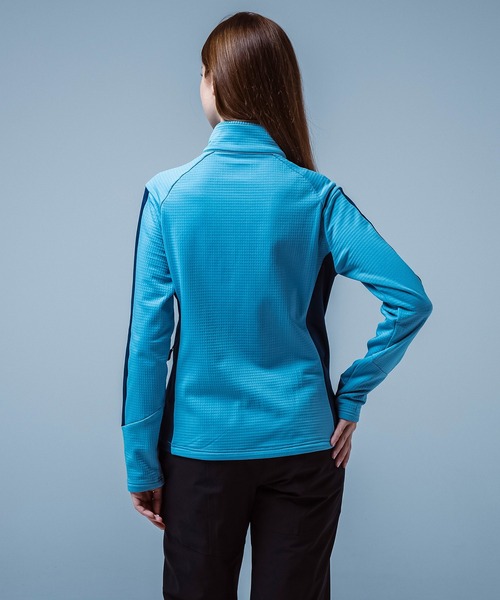 phenix(フェニックス)の「phenix(フェニックス)Side Panel Full Zip Fleece サイドパネル フロントジップフリース(保温性/伸縮性)(Tシャツ/カットソー・レディース・ブルー/ベージュ/ブラック・S/M/L/XL/XXL)」の17枚目の写真