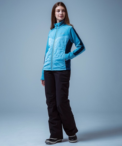 phenix(フェニックス)の「phenix(フェニックス)Side Panel Full Zip Fleece サイドパネル フロントジップフリース(保温性/伸縮性)(Tシャツ/カットソー・レディース・ブルー/ベージュ/ブラック・S/M/L/XL/XXL)」の8枚目の写真