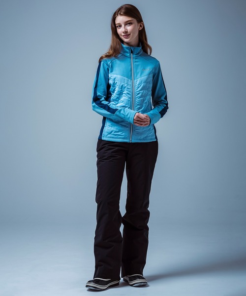 phenix(フェニックス)の「phenix(フェニックス)Side Panel Full Zip Fleece サイドパネル フロントジップフリース(保温性/伸縮性)(Tシャツ/カットソー・レディース・ブルー/ベージュ/ブラック・S/M/L/XL/XXL)」の9枚目の写真