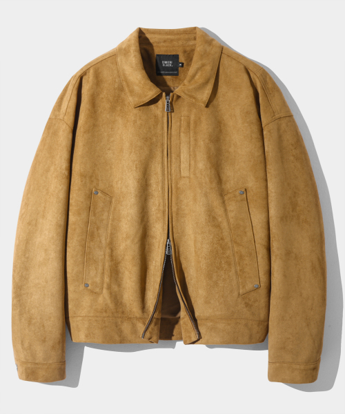 DIMITRI BLACK（ディミトリブラック）の「2WAYビーガンスエードジャケット_ブラウン（MA-1・レディース・その他・MEDIUM/LARGE/X-LARGE）」の2枚目の写真