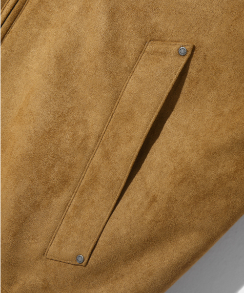 DIMITRI BLACK（ディミトリブラック）の「2WAYビーガンスエードジャケット_ブラウン（MA-1・レディース・その他・MEDIUM/LARGE/X-LARGE）」の8枚目の写真