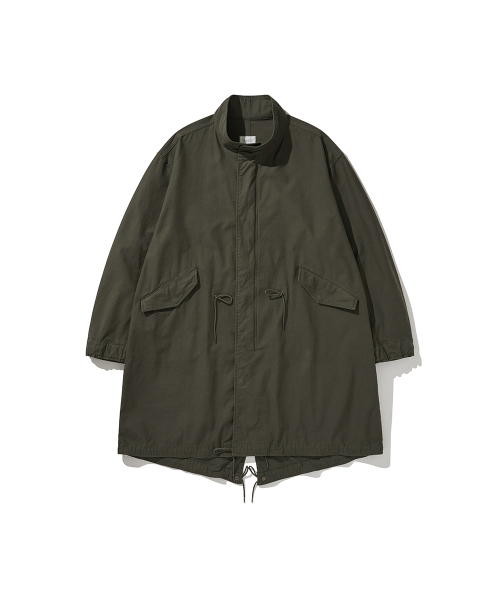 HISHANDER(ヒズハンダー)の「BACKSATIN MODS PARKA OLIVE(ミリタリージャケット・メンズ・その他・2/3)」の4枚目の写真