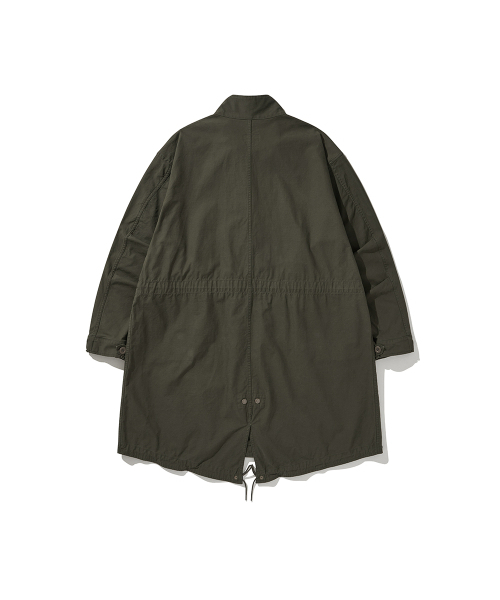 HISHANDER(ヒズハンダー)の「BACKSATIN MODS PARKA OLIVE(ミリタリージャケット・メンズ・その他・2/3)」の3枚目の写真