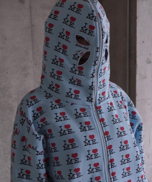 Ashley Williams I HEART ME バタフライ フーディ I heart me blue butterfly hoodie（パーカー）｜ASHLEY WILLIAMS