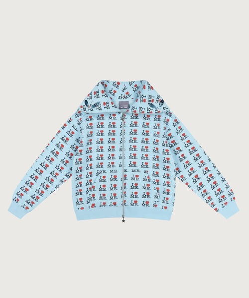 I heart me blue butterfly hoodie（パーカー）｜ASHLEY WILLIAMS