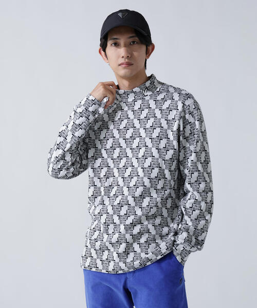 MASTER BUNNY EDITION(マスターバニーエディション)の「【MASTER BUNNY EDITION】チェッカージャガード裏起毛(Tシャツ/カットソー・メンズ・ブルー/ホワイト/グレー系その他2・MEDIUM/LARGE/X-LARGE/XX-LARGE)」の2枚目の写真