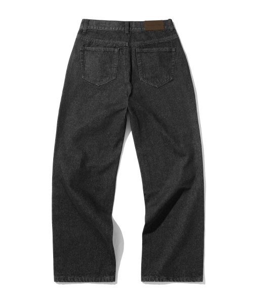 F.ILLUMINATE（フィルミネイト）の「レギュラーテーパードデニムパンツ-ブラック（デニムパンツ・レディース・その他・SMALL/MEDIUM/LARGE）」の2枚目の写真