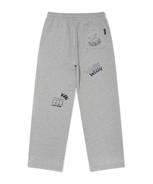 セール】グラフィックスウェットパンツグレー（スウェットパンツ