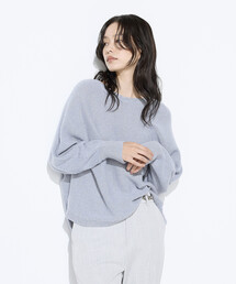 COMME CA（コムサ）の「和紙ブークレー ホールガーメントプルオーバー（ニット/セーター）」