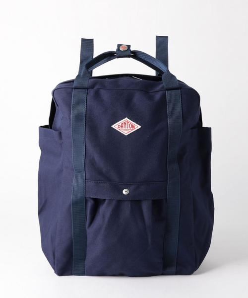 DANTON（ダントン）の「DANTONユーティリティバッグ/ DANTON UTILITY BAG ◆（バックパック/リュック・レディース・ホワイト/ブラック/オリーブ/ターコイズブルー/ベージュ/ワインレッド/ネイビー・フリー）」の6枚目の写真