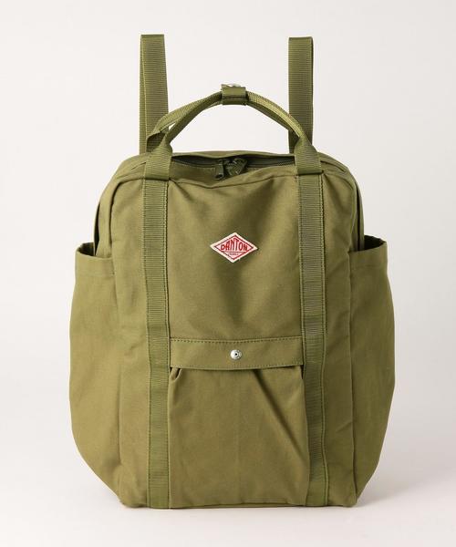 DANTON（ダントン）の「DANTONユーティリティバッグ/ DANTON UTILITY BAG ◆（バックパック/リュック・レディース・ホワイト/ブラック/オリーブ/ターコイズブルー/ベージュ/ワインレッド/ネイビー・フリー）」の5枚目の写真