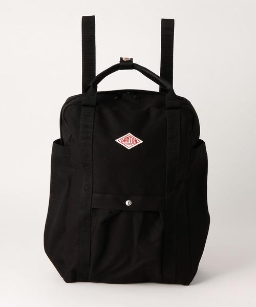 DANTON（ダントン）の「DANTONユーティリティバッグ/ DANTON UTILITY BAG ◆（バックパック/リュック・レディース・ホワイト/ブラック/オリーブ/ターコイズブルー/ベージュ/ワインレッド/ネイビー・フリー）」の3枚目の写真