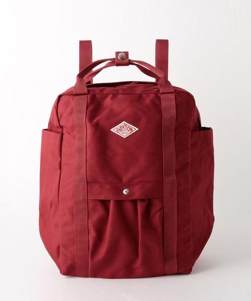 DANTON（ダントン）の「DANTONユーティリティバッグ/ DANTON UTILITY BAG ◆（バックパック/リュック・レディース・ホワイト/ブラック/オリーブ/ターコイズブルー/ベージュ/ワインレッド/ネイビー・フリー）」の7枚目の写真