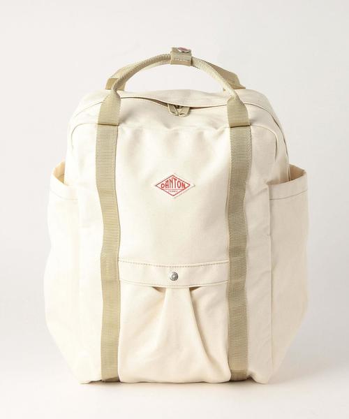 DANTON（ダントン）の「DANTONユーティリティバッグ/ DANTON UTILITY BAG ◆（バックパック/リュック・レディース・ホワイト/ブラック/オリーブ/ターコイズブルー/ベージュ/ワインレッド/ネイビー・フリー）」の16枚目の写真