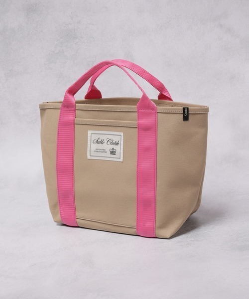 WALK IN CLOSET(ウォークインクローゼット)の「【 SABLE CLUTCH】BIG TAG CANVAS TOTE (M) - 富士金梅(帆布/キャンバストートバッグ)(ショルダーバッグ・メンズ・ベージュ系その他3/ベージュ系その他/ベージュ系その他2/ベージュ系その他4・ONE SIZE)」の3枚目の写真