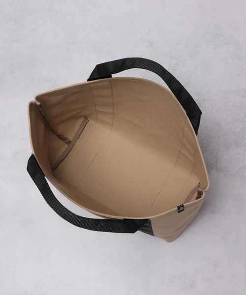 WALK IN CLOSET(ウォークインクローゼット)の「【 SABLE CLUTCH】BIG TAG CANVAS TOTE (M) - 富士金梅(帆布/キャンバストートバッグ)(ショルダーバッグ・メンズ・ベージュ系その他3/ベージュ系その他/ベージュ系その他2/ベージュ系その他4・ONE SIZE)」の6枚目の写真