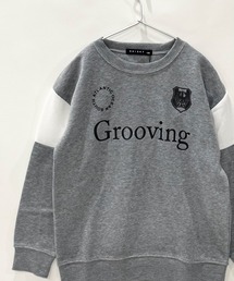 SHISKY（シスキー）の「裏起毛 綿タッチ ピリング防止加工　オーバーサイズ  GAME トレーナー（スウェット）」