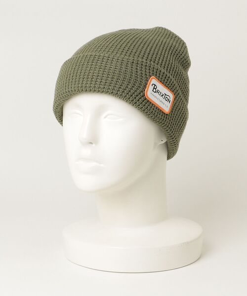 BRIXTON(ブリクストン)の「【BRIXTON】GRADE BEANIE(ニットキャップ/ビーニー・メンズ・ブラック/オリーブ・ONE SIZE)」の5枚目の写真