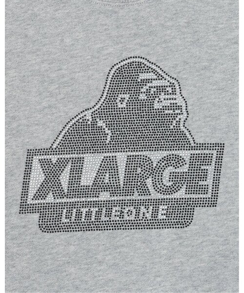 XLARGE KIDS(エクストララージキッズ)の「ラインストーンOGトレーナー(スウェット・キッズ・トップグレー/ブラック/ブラウン・90cm/140cm/130cm/100cm/120cm/110cm)」の6枚目の写真
