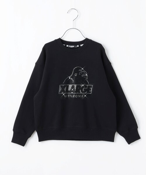 XLARGE KIDS(エクストララージキッズ)の「ラインストーンOGトレーナー(スウェット・キッズ・トップグレー/ブラック/ブラウン・90cm/140cm/130cm/100cm/120cm/110cm)」の11枚目の写真