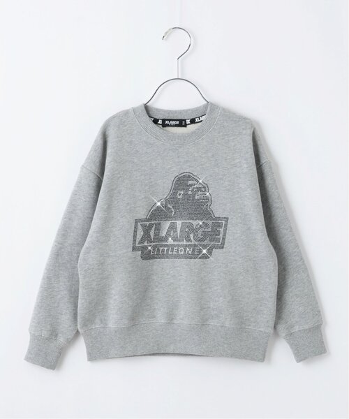 XLARGE KIDS(エクストララージキッズ)の「ラインストーンOGトレーナー(スウェット・キッズ・トップグレー/ブラック/ブラウン・90cm/140cm/130cm/100cm/120cm/110cm)」の12枚目の写真
