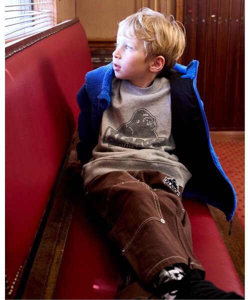 XLARGE KIDS(エクストララージキッズ)の「ラインストーンOGトレーナー(スウェット・キッズ・トップグレー/ブラック/ブラウン・90cm/140cm/130cm/100cm/120cm/110cm)」の14枚目の写真