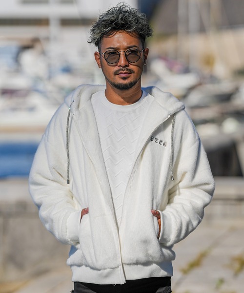 RTEG OE/OPファーフーディー（その他アウター）｜adamsJUGGLER