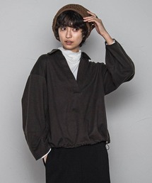 【楽・美・軽】スキッパーブラウス≪手洗い可能≫