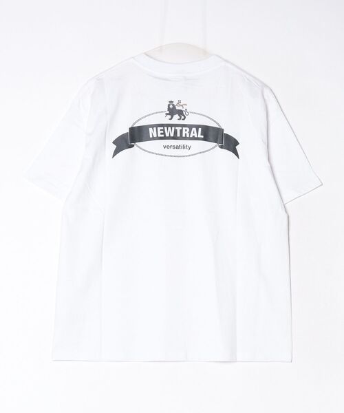 NEWTRAL(ニュートラル)の「【NEWTRAL】Lion_Circle_Logo Tee(Tシャツ/カットソー・メンズ・ブラック/ホワイト・MEDIUM/LARGE/X-LARGE)」の3枚目の写真