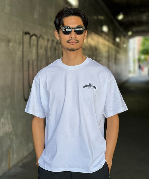 NEWTRAL(ニュートラル)の「【NEWTRAL】Lion_Circle_Logo Tee(Tシャツ/カットソー・メンズ・ブラック/ホワイト・MEDIUM/LARGE/X-LARGE)」の1枚目の写真