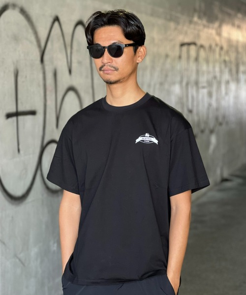 NEWTRAL(ニュートラル)の「【NEWTRAL】Lion_Circle_Logo Tee(Tシャツ/カットソー・メンズ・ブラック/ホワイト・MEDIUM/LARGE/X-LARGE)」の2枚目の写真