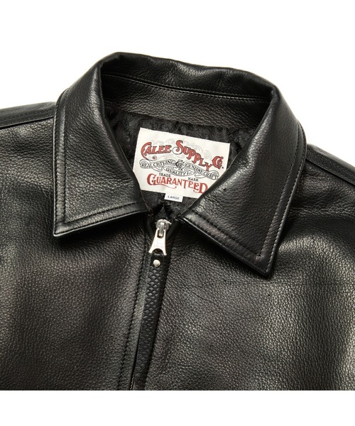 CALEE（キャリー）の「LEATHER SWINGTOP ＜WITH PYTHON LEATHER
