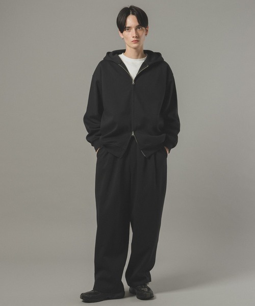 RAGEBLUE（レイジブルー）の「ボンディングジップパーカー【セットアップ対応】（パーカー・メンズ・レッド/グレー系その他/ブラック・MEDIUM/LARGE）」の18枚目の写真