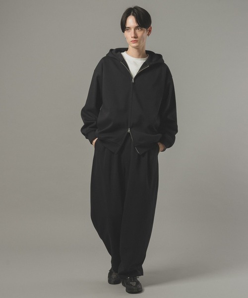 RAGEBLUE（レイジブルー）の「ボンディングジップパーカー【セットアップ対応】（パーカー・メンズ・レッド/グレー系その他/ブラック・MEDIUM/LARGE）」の19枚目の写真